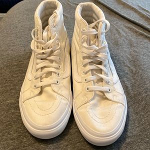 Van’s Canvas Sk8-Hi White Shoes
